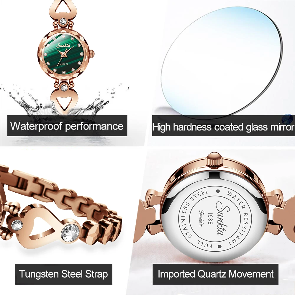 SUNKTA 2021New Watch Women Quartz Diamond Top Brand Luxury Tungsten Steel Wristwatches Waterproof Ladies Clock Gift Montre Femme
SUNKTA 2021New Watch Women Quartz Diamond Top Brand Luxury Tungsten Steel Wristwatches Waterproof Ladies Clock Gift Montre Femme