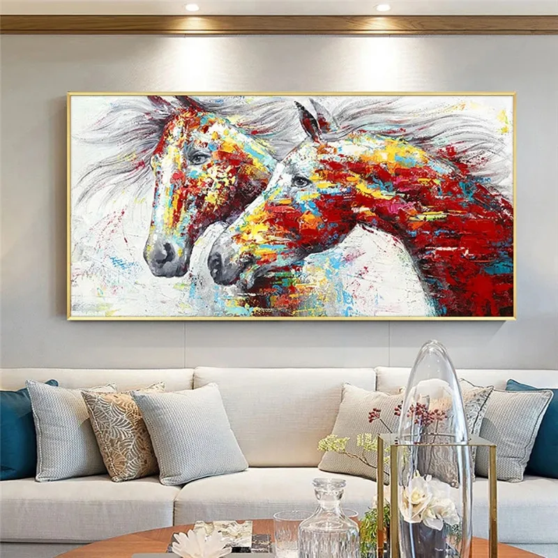 Abstract Canvas Poster Red Horse Painting CanvasPainting Canvas Animal Wall Art Paintings for Living Room Home Art Decoration
Abstract Canvas Poster Red Horse Painting CanvasPainting Canvas Animal Wall Art Paintings for Living Room Home Art Decoration