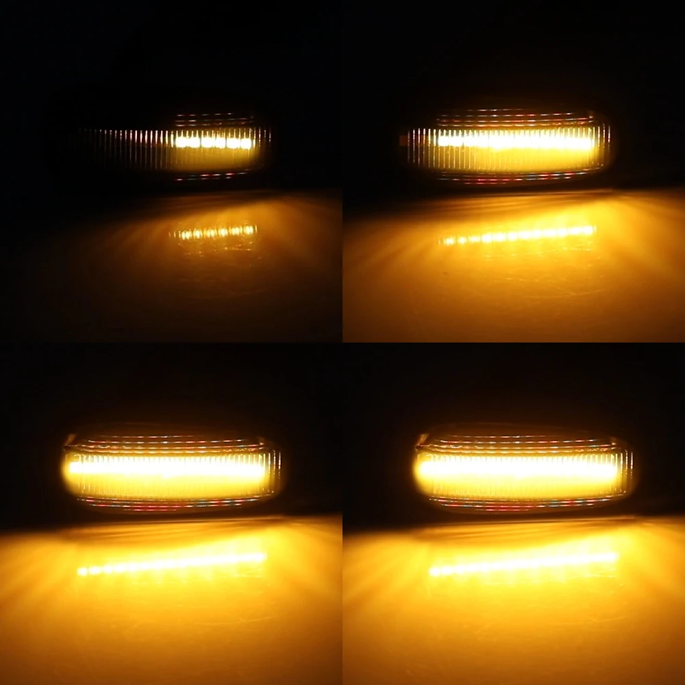 Pair LED Dynamic Turn Signal Lights Side Marker Lamp Indicator For Opel Astra G 1998-2009 Zafira A 1999-2005 Car Styling
Pair LED Dynamic Turn Signal Lights Side Marker Lamp Indicator For Opel Astra G 1998-2009 Zafira A 1999-2005 Car Styling