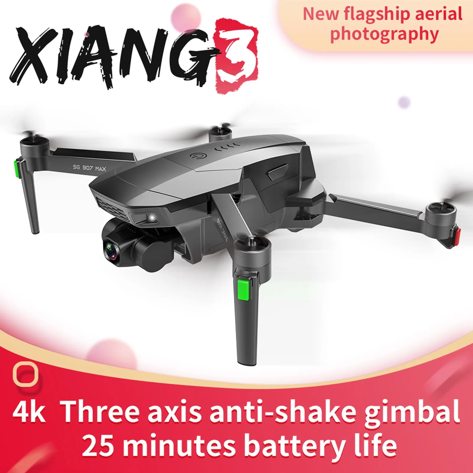 SG907 Max Drone 3-осевой EIS 4K HD Камера GPS 5G Wi-Fi FPV Profissiona р/у вертолет с бесщеточным двигателем Складная Поддержка карт TF объемом Квадрокоптер
SG907 Max Drone 3-осевой EIS 4K HD Камера GPS 5G Wi-Fi FPV Profissiona р/у вертолет с бесщеточным двигателем Складная Поддержка карт TF объемом Квадрокоптер