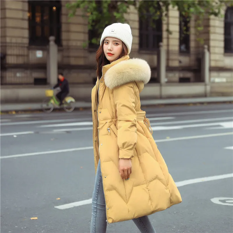 FNOCE 2020 winter new women's down jackets fashion casual elegant solid hooded Natural FOX FUR collar slim X-Long parkas coats
FNOCE 2020 winter new women's down jackets fashion casual elegant solid hooded Natural FOX FUR collar slim X-Long parkas coats