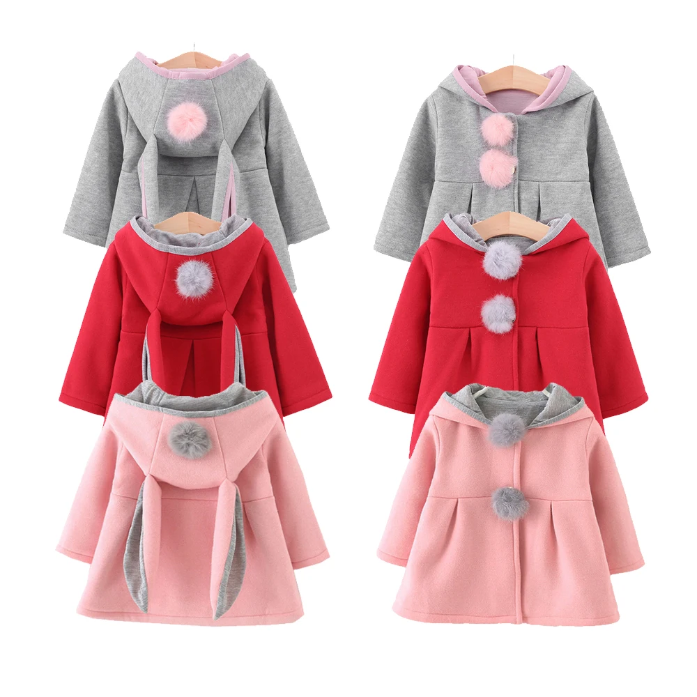 New Girls Coat baby Autumn Spring Jacket Kids Infant rabbit long Ear Hoodies Cotton baby Outerwear Children Clothes for Girl 
New Girls Coat baby Autumn Spring Jacket Kids Infant rabbit long Ear Hoodies Cotton baby Outerwear Children Clothes for Girl