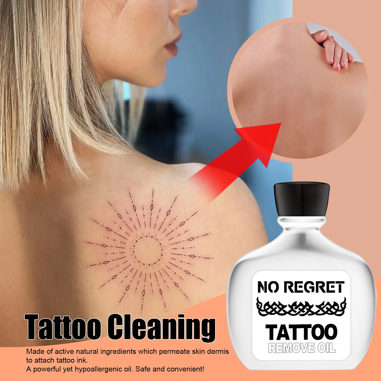 No Regret Tattoo Remove Oil Tattoo Ink Fading Essence Moisturizing Tattoo Removal Essence Alternative Body Care For Men Women
No Regret Tattoo Remove Oil Tattoo Ink Fading Essence Moisturizing Tattoo Removal Essence Alternative Body Care For Men Women