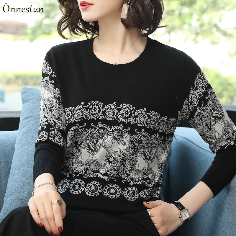 Print Sweater Women Autumn Spring Korean Fashion Women Clothing Long Sleeve Pullover Plus Size Women's Sweaters
Print Sweater Women Autumn Spring Korean Fashion Women Clothing Long Sleeve Pullover Plus Size Women's Sweaters
