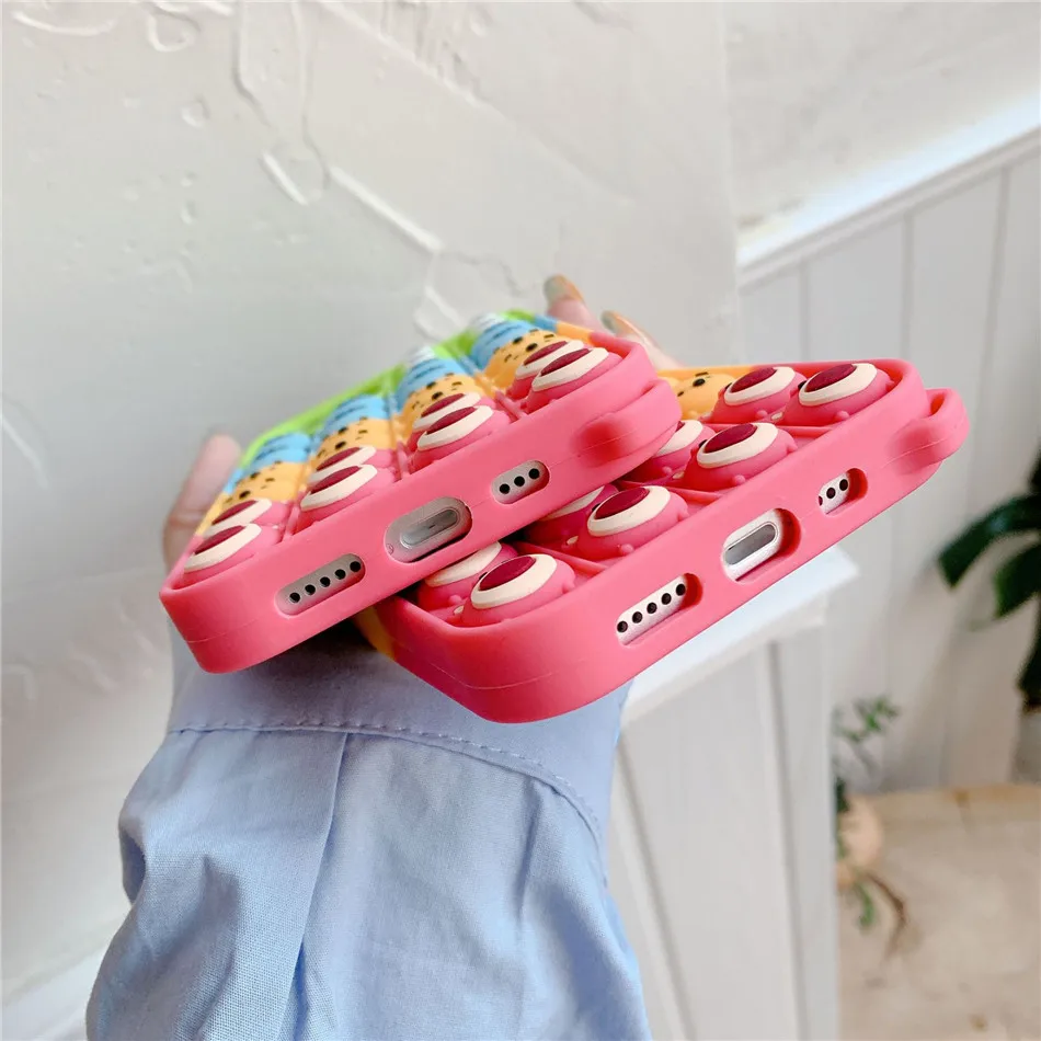 Reliver Stress Fidget Toys Silicone Cartoon Monster Phone Case For iPhone 12 11 Pro Max Mini Push It Bubble Cover
Reliver Stress Fidget Toys Silicone Cartoon Monster Phone Case For iPhone 12 11 Pro Max Mini Push It Bubble Cover