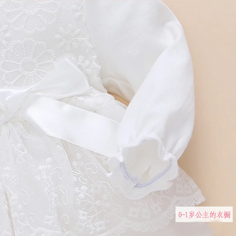 2017 Baby Girls High Quality Hollow Out Lace Dress Newborn Princess Long Sleeve White Clothing Party Fall Color Bow Spring Dress 
2017 Baby Girls High Quality Hollow Out Lace Dress Newborn Princess Long Sleeve White Clothing Party Fall Color Bow Spring Dress