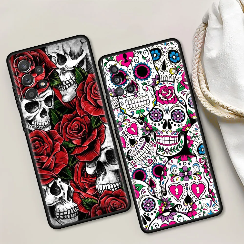 Fitted Soft Case for Samsung A51 A12 A21s A71 A52 A31 A32 A02s A72 A11 A41 A42 A22 Phone Cover Flower Skull Art Tpu Capa
Fitted Soft Case for Samsung A51 A12 A21s A71 A52 A31 A32 A02s A72 A11 A41 A42 A22 Phone Cover Flower Skull Art Tpu Capa