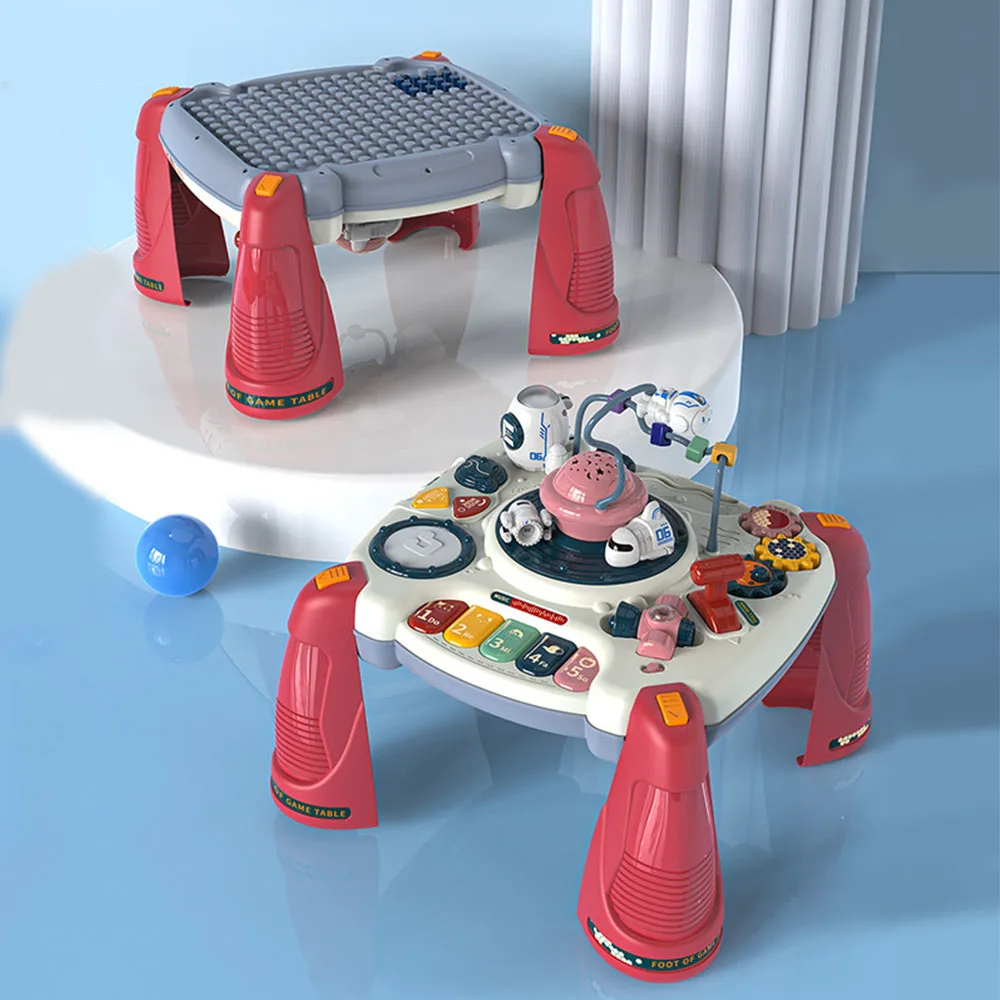 Детский игровой стол, строительный блок, обучающий стол, музыкальные инструменты для детей, Игрушки для раннего развития, обучающая машина
Детский игровой стол, строительный блок, обучающий стол, музыкальные инструменты для детей, Игрушки для раннего развития, обучающая машина