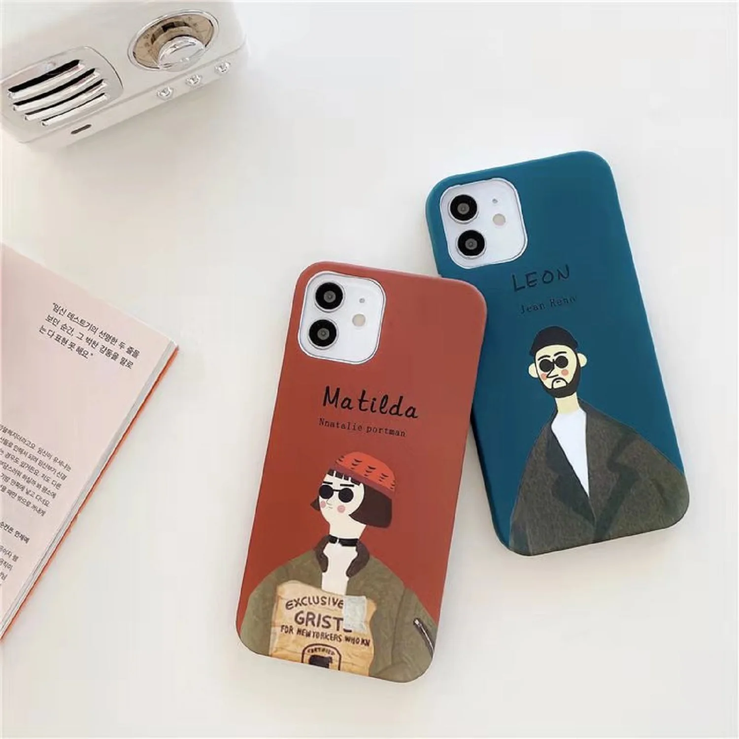 Killer Not Too Cold Couple Cartoon Mobile Phone Case Suitable For Apple 12 11miniPM Half-pack Hard Shell X XR XS Protective Cove
Killer Not Too Cold Couple Cartoon Mobile Phone Case Suitable For Apple 12 11miniPM Half-pack Hard Shell X XR XS Protective Cove