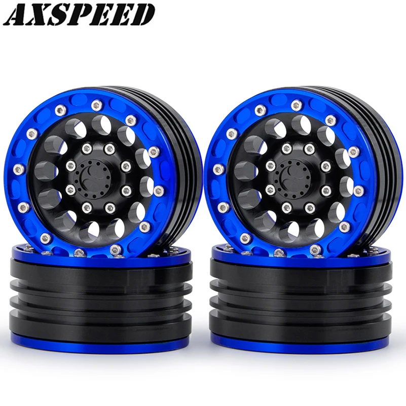 AXSPEED 1.9'' Beadlock Wheel Rims Alloy Metal Wheel Hubs for 1:10 AXIAL SCX10 CC01 D90 RC Rock Crawler Car Wheels Parts
AXSPEED 1.9'' Beadlock Wheel Rims Alloy Metal Wheel Hubs for 1:10 AXIAL SCX10 CC01 D90 RC Rock Crawler Car Wheels Parts