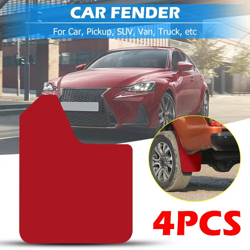 Durable Red Splash Guard Mud Flaps Universal High-quality Convenient Fender Mudguards Auto Replacement Parts for Car Pickup SUV
Durable Red Splash Guard Mud Flaps Universal High-quality Convenient Fender Mudguards Auto Replacement Parts for Car Pickup SUV