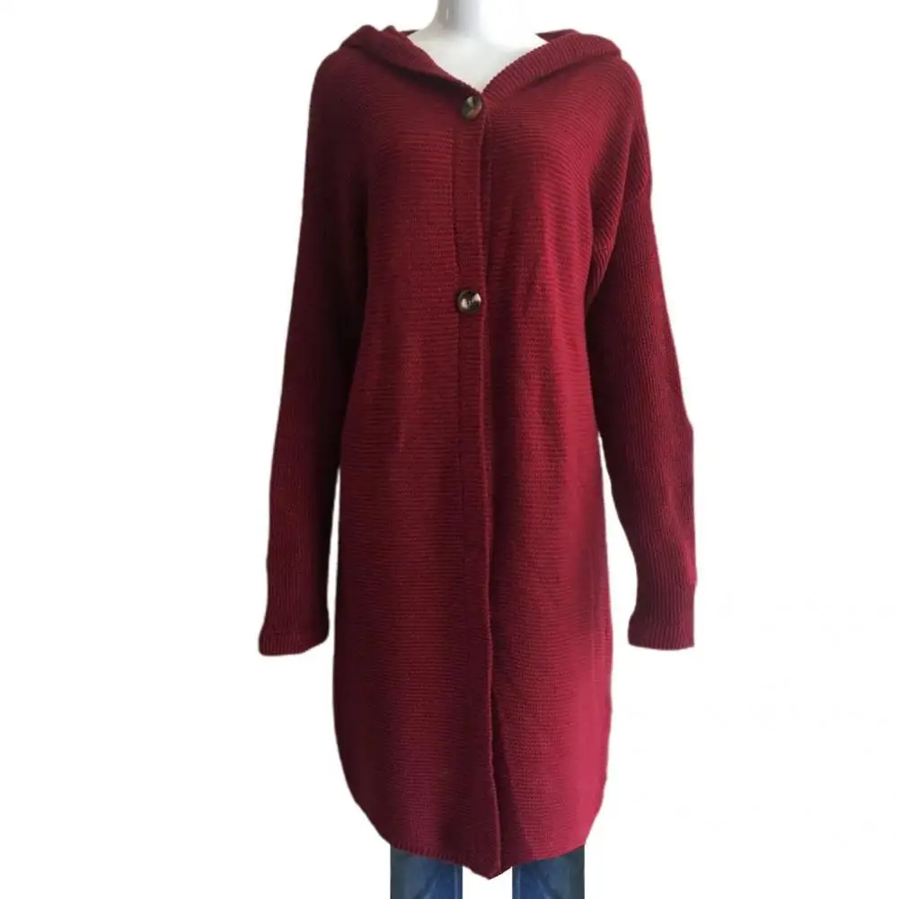 Skin-friendly Trendy Knitted Long Sleeve Women Thick Cardigan Simple Sweater Coat Hooded for Home
Skin-friendly Trendy Knitted Long Sleeve Women Thick Cardigan Simple Sweater Coat Hooded for Home