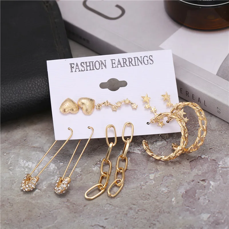 New Fashion Geometric Earrings for Women Gold Color Drop Earrings Long Metal Tassel Dangle Earring Jewelry 2021 Statement
New Fashion Geometric Earrings for Women Gold Color Drop Earrings Long Metal Tassel Dangle Earring Jewelry 2021 Statement