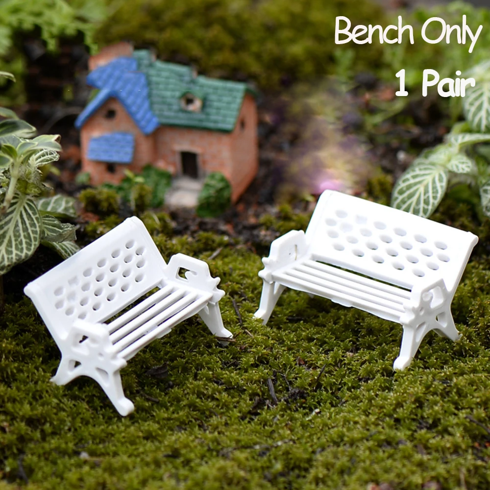 1 Pair Resin Chair Crafts Miniature Bench Stools Micro Landscapes Succulents Bonsai Doll House Park Chair Figurines Home Decor
1 Pair Resin Chair Crafts Miniature Bench Stools Micro Landscapes Succulents Bonsai Doll House Park Chair Figurines Home Decor