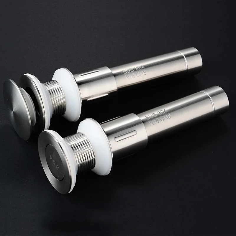 304 steel Pop Up sink Drain Stopper with Overflow Lavatory Basin Drain without Overflow Filter Catcher Basin Faucet Accessories
304 steel Pop Up sink Drain Stopper with Overflow Lavatory Basin Drain without Overflow Filter Catcher Basin Faucet Accessories
