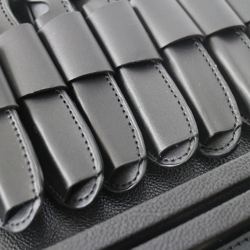 AUAU-Professional Barber Hair Styling Scissors Case Leather Shear Comb Organizer Storage Box 7 Sticks Hairdressing Scissors Box
AUAU-Professional Barber Hair Styling Scissors Case Leather Shear Comb Organizer Storage Box 7 Sticks Hairdressing Scissors Box