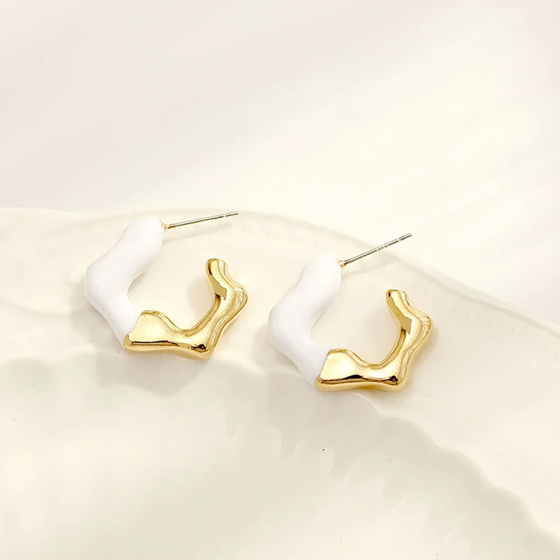Punki Irregular Metal Basket Large Hoop Earrings for Women Big White Enamel Statement Huggie Earring Nickel Freewholesale Bijoux
Punki Irregular Metal Basket Large Hoop Earrings for Women Big White Enamel Statement Huggie Earring Nickel Freewholesale Bijoux