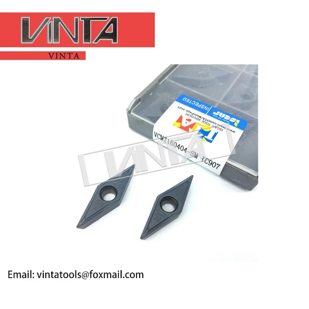 Бесплатная доставка Высокое качество VCMT160404 SM IC907/VCMT160408 IC907 cnc карбидные Токарные