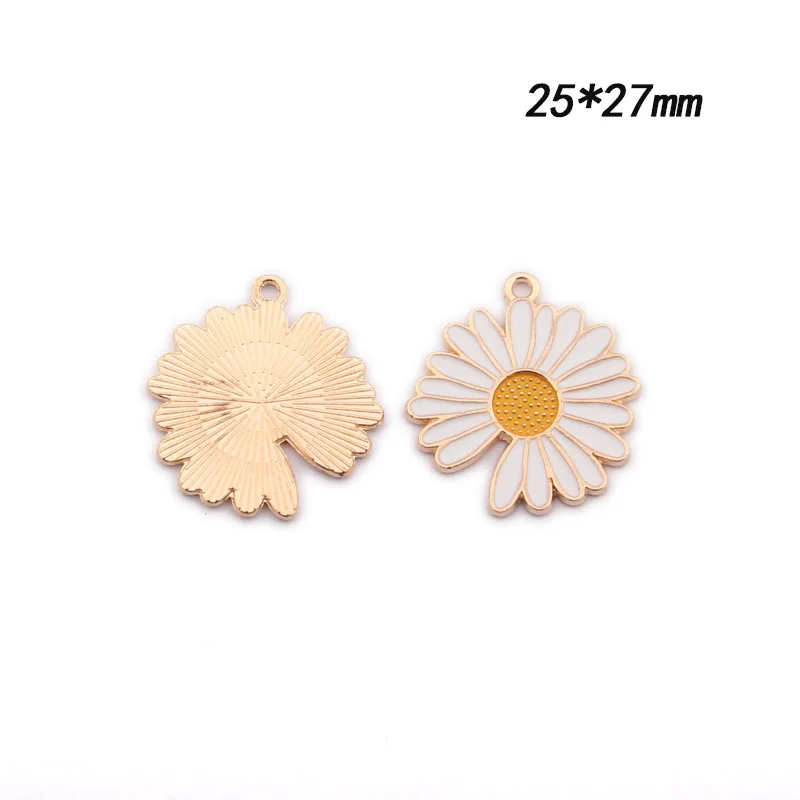 10 PC Single Side Chrysanthemum Flower Enamel Charms Diy Jewelry Alloy Earrings Bracelet Keychain Accessories 
10 PC Single Side Chrysanthemum Flower Enamel Charms Diy Jewelry Alloy Earrings Bracelet Keychain Accessories