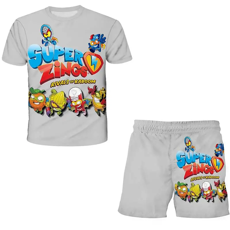 New Super Zings Kids Boys Clothes girl Short sleeve Children Clothing Sets Baby Boy Clothes Cute Children's Sets T-Shirt + Pants
New Super Zings Kids Boys Clothes girl Short sleeve Children Clothing Sets Baby Boy Clothes Cute Children's Sets T-Shirt + Pants