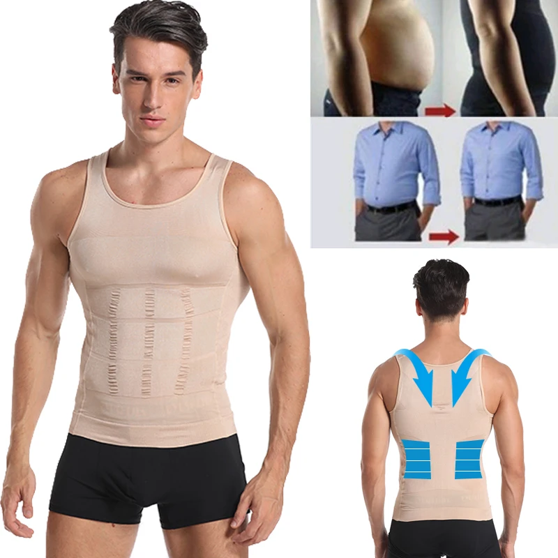 Be-In-Shape Men's Slimming Vest Body Shaper Belly Control Posture Gynecomastia Compression Shirt Underwear Waist Trainer Corset
Be-In-Shape Men's Slimming Vest Body Shaper Belly Control Posture Gynecomastia Compression Shirt Underwear Waist Trainer Corset