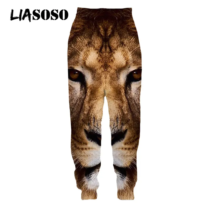 LIASOSO Hunting Animals Wild Fierce Lion Pant Face Sweatpants Harajuku Street Sweat Pants 3D Print Men Women Jogger Trousers
LIASOSO Hunting Animals Wild Fierce Lion Pant Face Sweatpants Harajuku Street Sweat Pants 3D Print Men Women Jogger Trousers