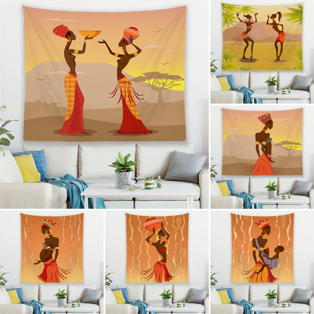 F&G African Tribal Woman Print Fabric Tapestry Decor Wall Art Tapestry Background Cloth Tapestry Home Decor
F&G African Tribal Woman Print Fabric Tapestry Decor Wall Art Tapestry Background Cloth Tapestry Home Decor