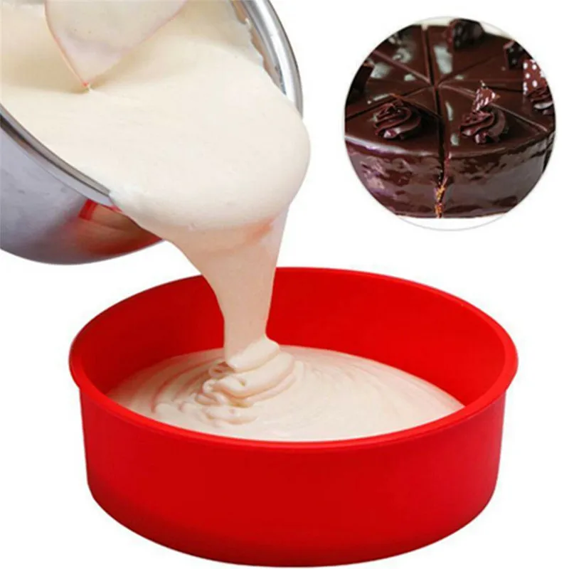 DIY Round Silicone Cake Molds Cake Pan Muffin Chocolate Pastry Baking Tray Mould Kitchen Cake Tools 3 Sizes Bakeware Tools Hot
DIY Round Silicone Cake Molds Cake Pan Muffin Chocolate Pastry Baking Tray Mould Kitchen Cake Tools 3 Sizes Bakeware Tools Hot