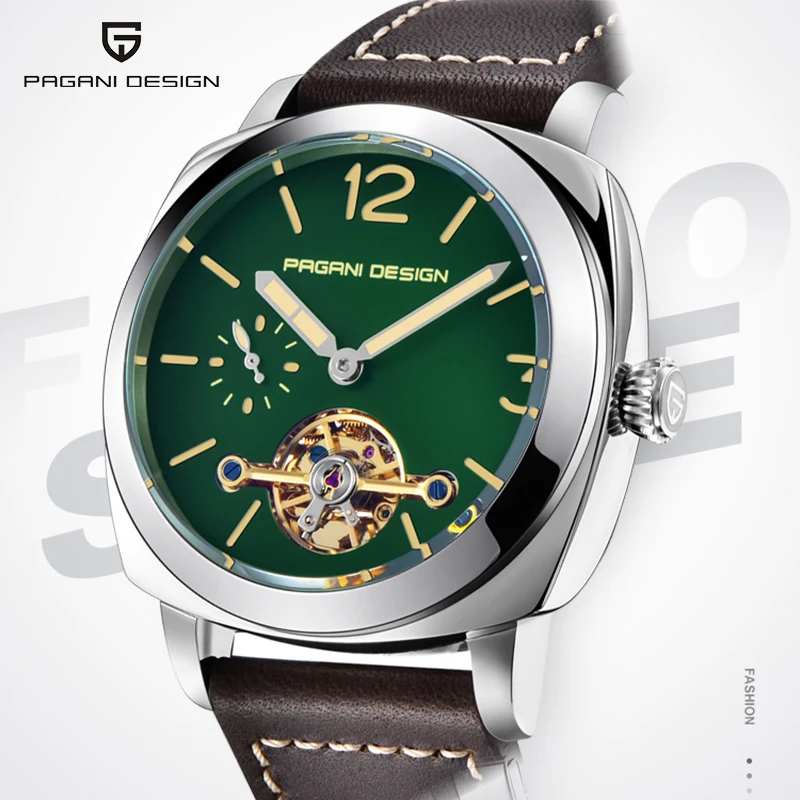 2022 New PAGANI DESIGN Brand Mechanical Green Men Wristwatch Top Luxury Automatic Watches For Men Tourbillon Relogio Masculino
2022 New PAGANI DESIGN Brand Mechanical Green Men Wristwatch Top Luxury Automatic Watches For Men Tourbillon Relogio Masculino