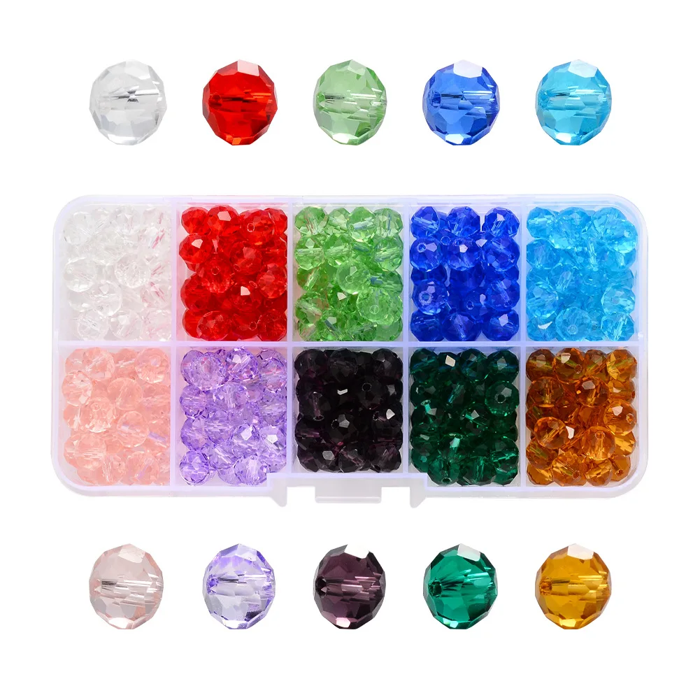 XUQIAN Wholesale 4mm with Mixed Faceted Bulk Crystal Glass Beads for Jewelry Necklace Making Kit J0025
XUQIAN Wholesale 4mm with Mixed Faceted Bulk Crystal Glass Beads for Jewelry Necklace Making Kit J0025