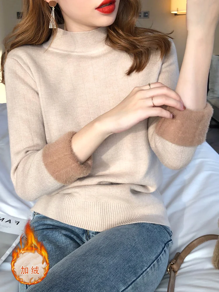 Свитер женский осенний трикотажный, теплый, однотонный
Свитер женский осенний трикотажный, теплый, однотонный