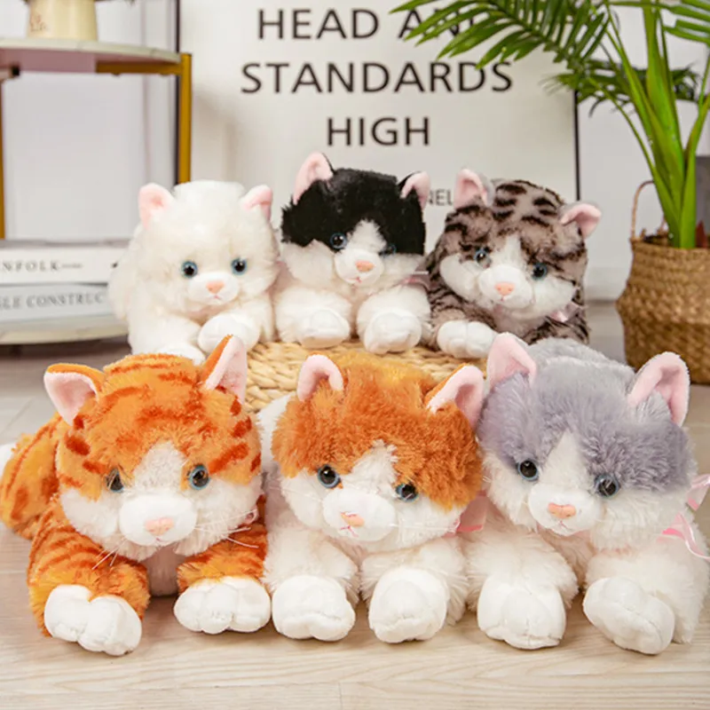 20/30CM Cute Simulation Cat Plush Toys Soft Stuffed Cat Pets Dolls Kids Birthday Gifts Home Decor
20/30CM Cute Simulation Cat Plush Toys Soft Stuffed Cat Pets Dolls Kids Birthday Gifts Home Decor