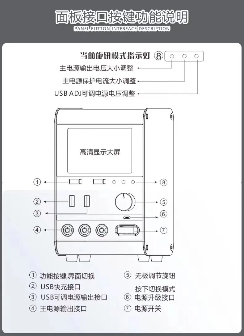 HR3006 30V6A intelligent power supply 0.001A digital display and current handle show
HR3006 30V6A intelligent power supply 0.001A digital display and current handle show