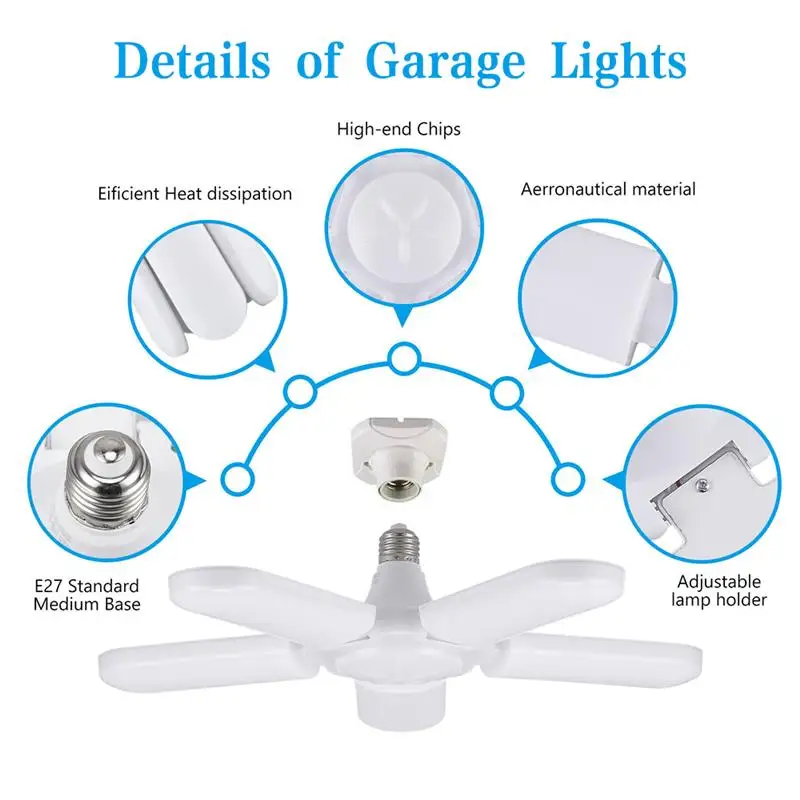 Adjustable Super Bright Industrial Lighting 75W E27 Light LED Fan Garage Light LED High Bay Industrial Lamp For Workshop
Adjustable Super Bright Industrial Lighting 75W E27 Light LED Fan Garage Light LED High Bay Industrial Lamp For Workshop
