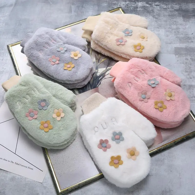 Winter Flowers Soft Warm Gloves Women Outdoor Cycling Plush Thicken Halter Gloves Windbreak Riding Driving Full Fingers Mittens
Winter Flowers Soft Warm Gloves Women Outdoor Cycling Plush Thicken Halter Gloves Windbreak Riding Driving Full Fingers Mittens