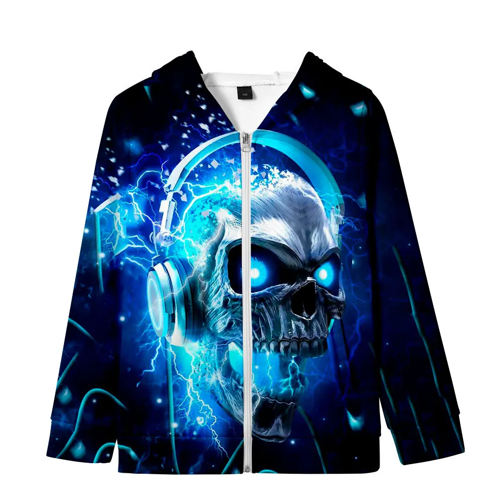 Zipper hoodie a new adult hoodie in autumn and winter the flag of the skull 3d printing children's thin cashmere sweater coat
Zipper hoodie a new adult hoodie in autumn and winter the flag of the skull 3d printing children's thin cashmere sweater coat