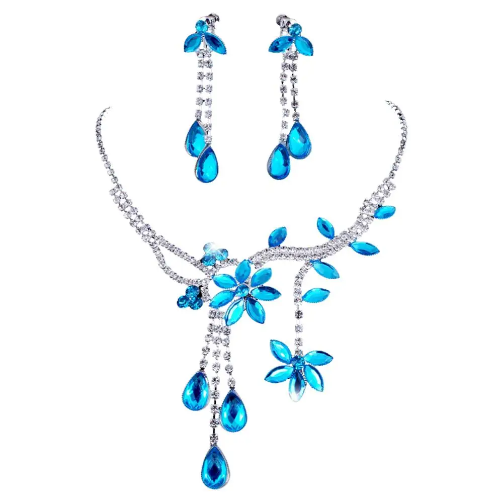 HOT SALESï¼ï¼ï¼New Arrival Wedding Party Bridal Floral Tassel Drop Rhinestone Earrings Necklace Jewelry Set Wholesale Dropshipping
HOT SALESï¼ï¼ï¼New Arrival Wedding Party Bridal Floral Tassel Drop Rhinestone Earrings Necklace Jewelry Set Wholesale Dropshipping