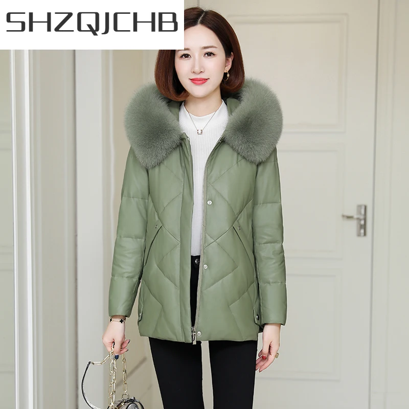 SHZQ 100% натуральный Лисий мех с капюшоном, пальто из овчины, женская зимняя теплая куртка на утином пуху, женские корейские пуховики из натура...
SHZQ 100% натуральный Лисий мех с капюшоном, пальто из овчины, женская зимняя теплая куртка на утином пуху, женские корейские пуховики из натура...