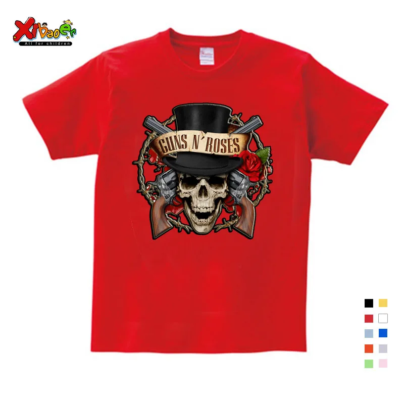 Футболка Guns N Roses 2019 модная новинка футболки для мальчиков и девочек летняя