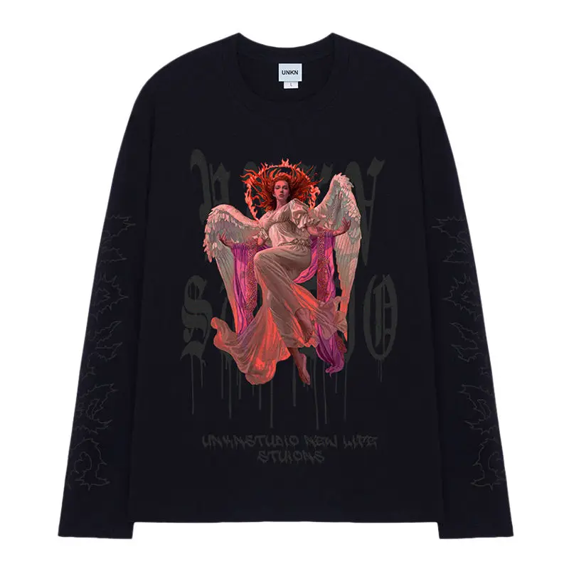 Woman Tshirts Fashion Vintage Print Femme T-shirts Long Sleeve Loose Tops Streetwear Casual High Street T Shirt Harajuku
Woman Tshirts Fashion Vintage Print Femme T-shirts Long Sleeve Loose Tops Streetwear Casual High Street T Shirt Harajuku