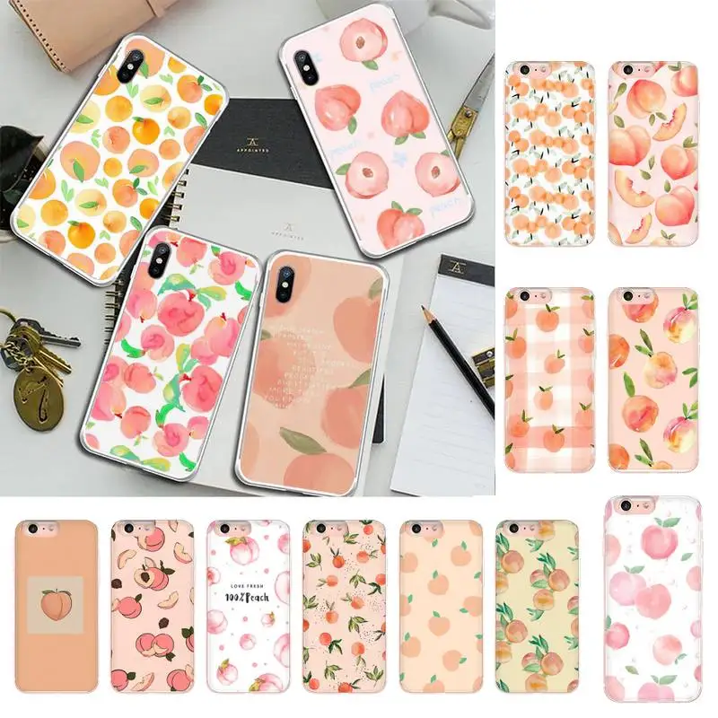 TOPLBPCS Summer day Peache Phone Case for iPhone 11 12 13 mini pro XS MAX 8 7 6 6S Plus X 5S SE 2020 XR case
TOPLBPCS Summer day Peache Phone Case for iPhone 11 12 13 mini pro XS MAX 8 7 6 6S Plus X 5S SE 2020 XR case