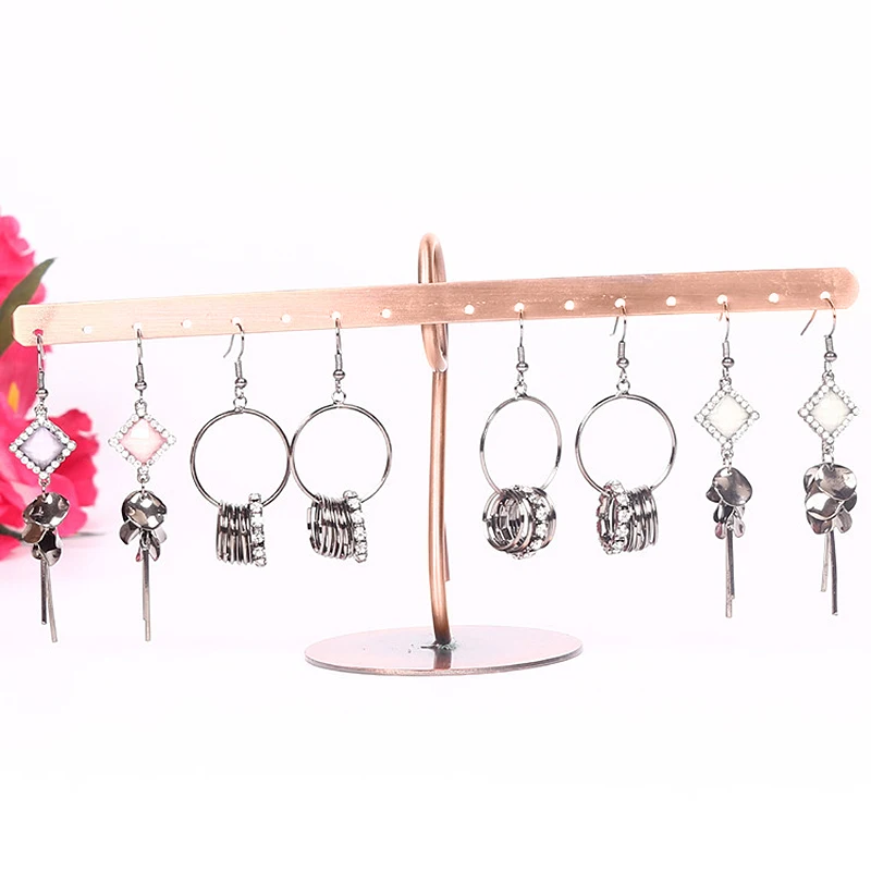 Metal Single T Shape Jewelry Displays Stand,16 Holes Ring Necklace Earrings Display Stand For Display All Kinds of Jewelry Earri
Metal Single T Shape Jewelry Displays Stand,16 Holes Ring Necklace Earrings Display Stand For Display All Kinds of Jewelry Earri