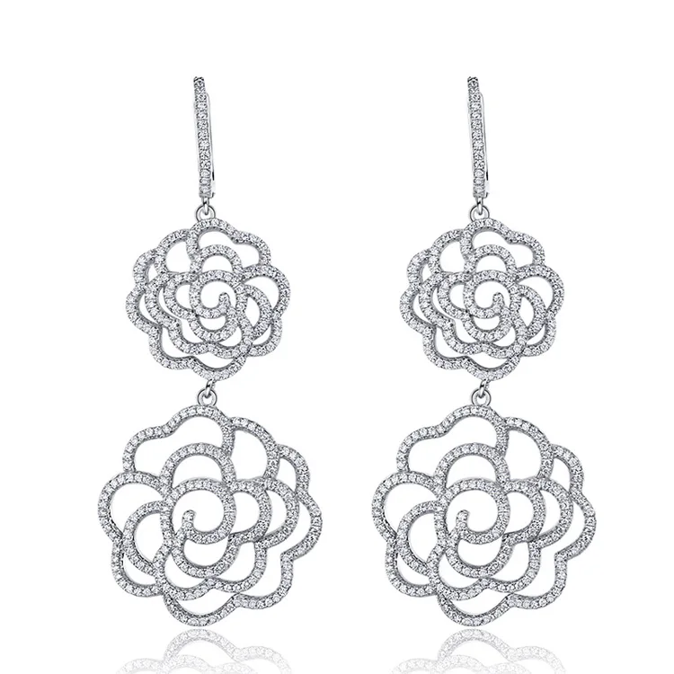 Workplace WOMEN'S Ear Studs Women's Elegant Long S925 Fine Silver Earrings
Workplace WOMEN'S Ear Studs Women's Elegant Long S925 Fine Silver Earrings