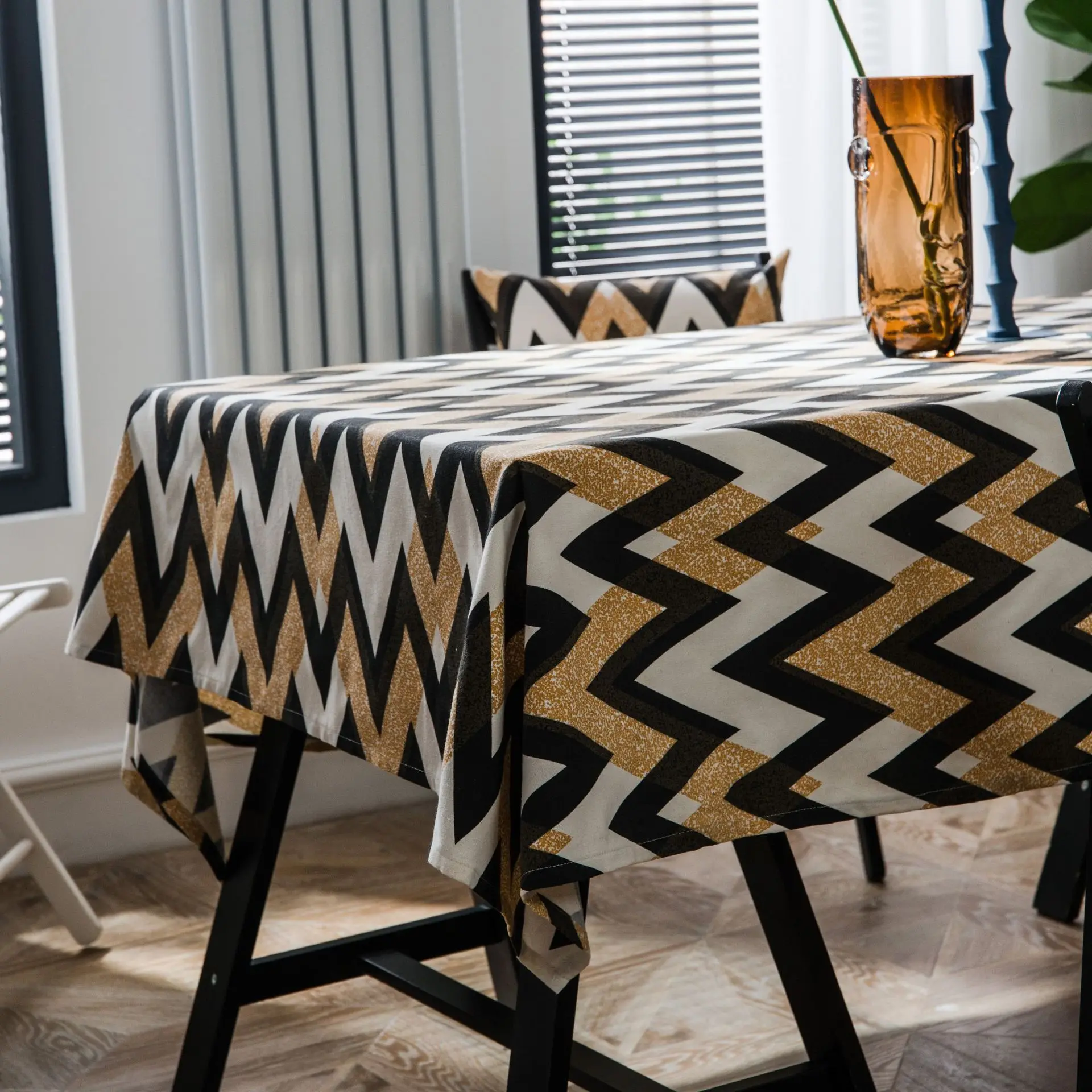 Golden corrugated printed tablecloth boho style home kitchen garden picnic tablecloth cotton linen material unique style
Golden corrugated printed tablecloth boho style home kitchen garden picnic tablecloth cotton linen material unique style