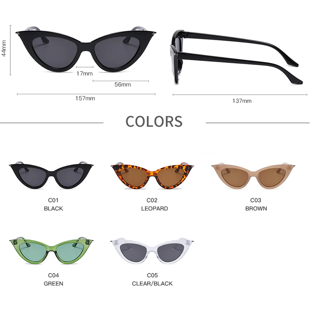 Sexy Retro Small Cat Eye Sunglasses Women Brand Designer Vintage Triangle Sun Glasses Female Rivet Eyewear Oculos Feminino
Sexy Retro Small Cat Eye Sunglasses Women Brand Designer Vintage Triangle Sun Glasses Female Rivet Eyewear Oculos Feminino
