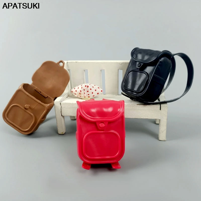 Fashion Leather School Bag Backpack For Blyth Doll Knapsack Packsack For Barbie Dolls DIY 1/6 Doll Accessories Mini Coin Bag
Fashion Leather School Bag Backpack For Blyth Doll Knapsack Packsack For Barbie Dolls DIY 1/6 Doll Accessories Mini Coin Bag