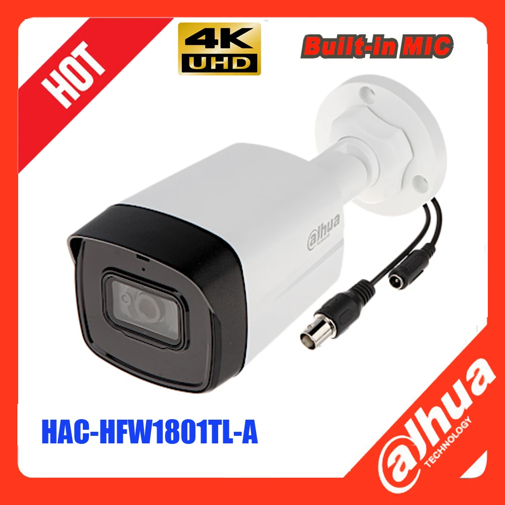 Dahua HAC-HFW1801TL-A 8MP built in mic 4K Real-time HDCVI IR30M HDCVI Camera CVI/CVBS/AHD/TVI 5in1 dvr switchable
Dahua HAC-HFW1801TL-A 8MP built in mic 4K Real-time HDCVI IR30M HDCVI Camera CVI/CVBS/AHD/TVI 5in1 dvr switchable