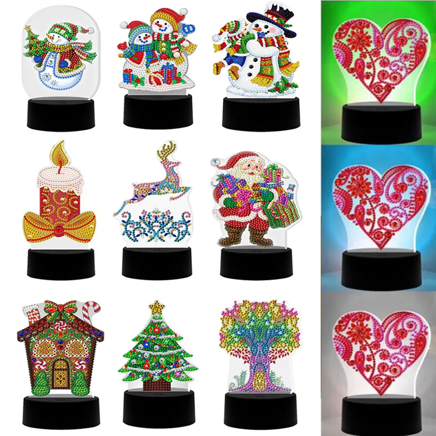 LED 5D lamp diamond painting special-shaped diamond embroidery colorful seven lamp mosaic religious home decoration crafts gifts
LED 5D lamp diamond painting special-shaped diamond embroidery colorful seven lamp mosaic religious home decoration crafts gifts