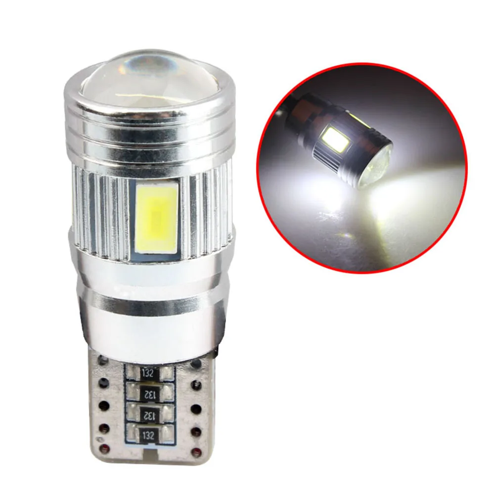 2pcs Car Led Wide Light 6000K Super Bright T10-5630-6smd Auto Decoding Wide Light Headlights Rear Taillights License Lights
2pcs Car Led Wide Light 6000K Super Bright T10-5630-6smd Auto Decoding Wide Light Headlights Rear Taillights License Lights