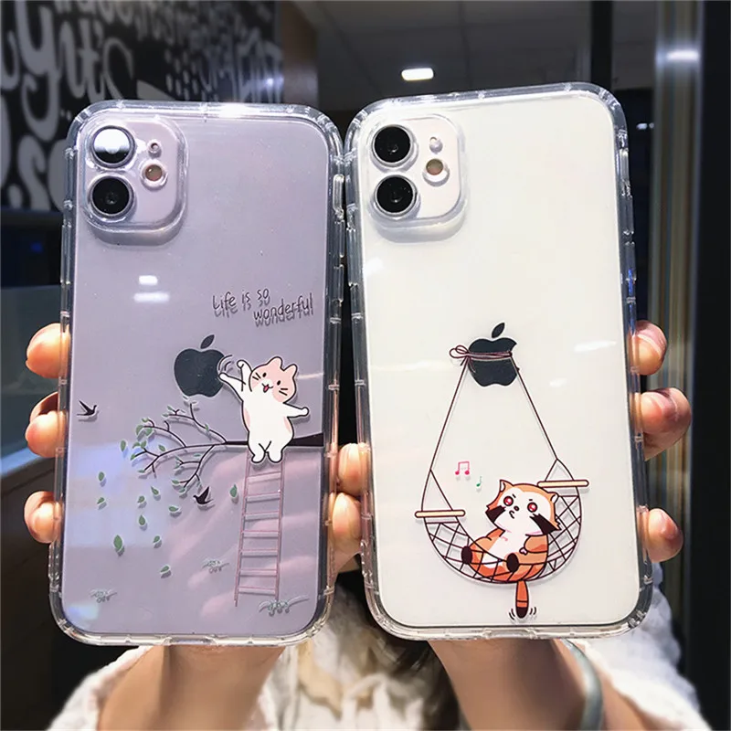 Transparent Shockproof Bumper Phone Case For iPhone 11 12 Pro Max X XR Xs Max Funny Cartoon Space TPU Cover For iPhone 7 8 Plus
Transparent Shockproof Bumper Phone Case For iPhone 11 12 Pro Max X XR Xs Max Funny Cartoon Space TPU Cover For iPhone 7 8 Plus